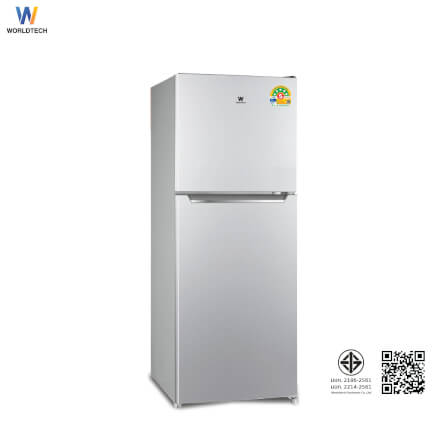 ตู้เย็น 2 ประตู WORLDTECH รุ่น WT-MRF-225W_SIL ขนาด 7.1 คิว ความจุ 202 ลิตร สีเงิน_8